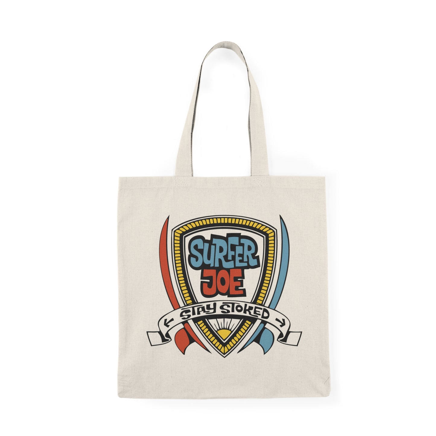 Tote Bag Surfer Joe "Shield" Logo